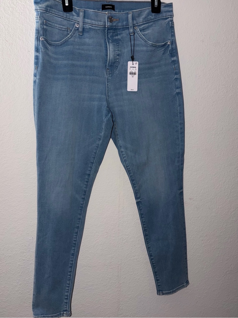 Express Women's Light Blue Skinny Jeans
